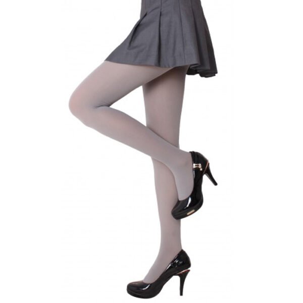 Ultra soft ultra shine waist to sheer grey women pantyhose - Image 2