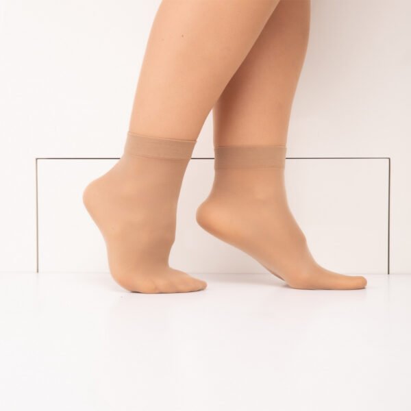 Bodyguide Mink One Size Ankle Highs Pack of 4 - Image 4