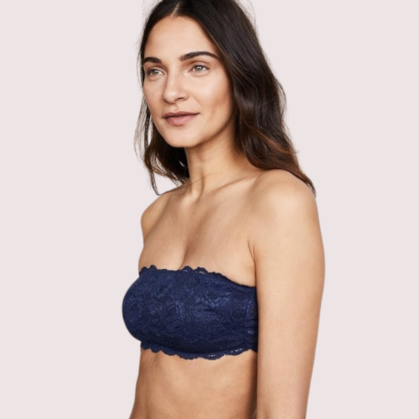 Sexy Tube Bandeau Bra Top in Striking Cobalt - Image 5