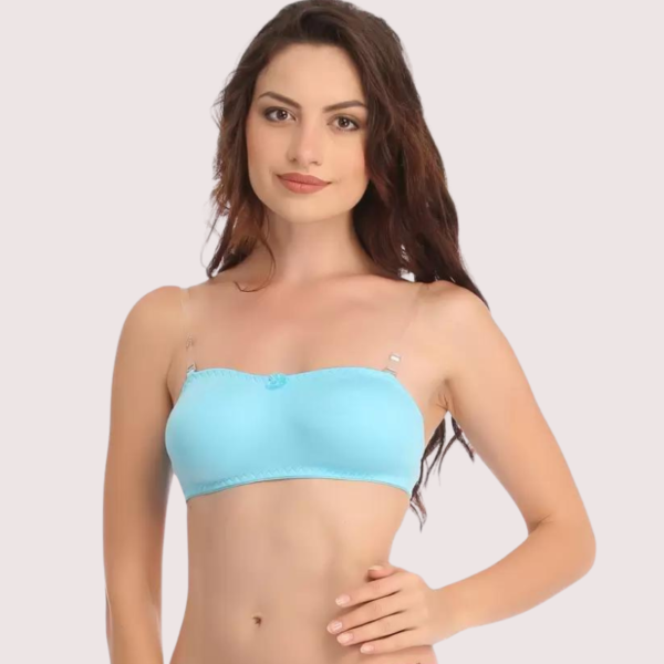 Women's Comfy Wirefree Micro Touch Stretch Tube Bra - Image 4