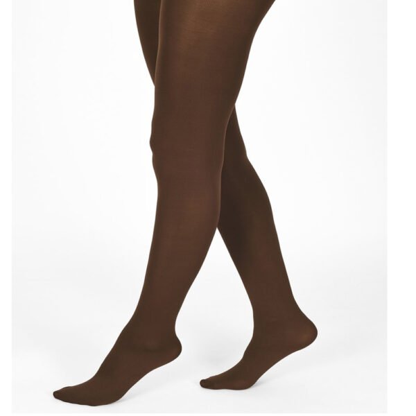 Copper Key Microfiber Opaque Brown Tights - Image 2