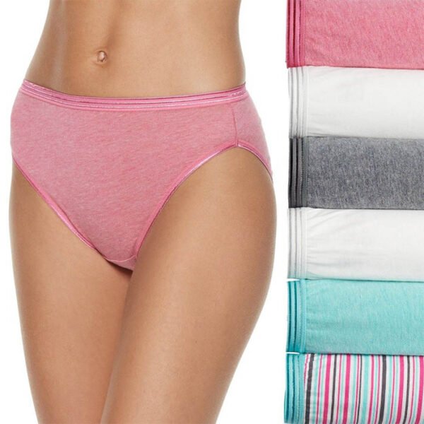 Value Pack Of 5 Assorted High Cut Panties - Image 2