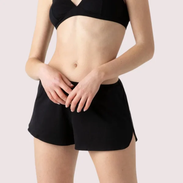 Black 100% Organic Cotton French Knickers - Image 3