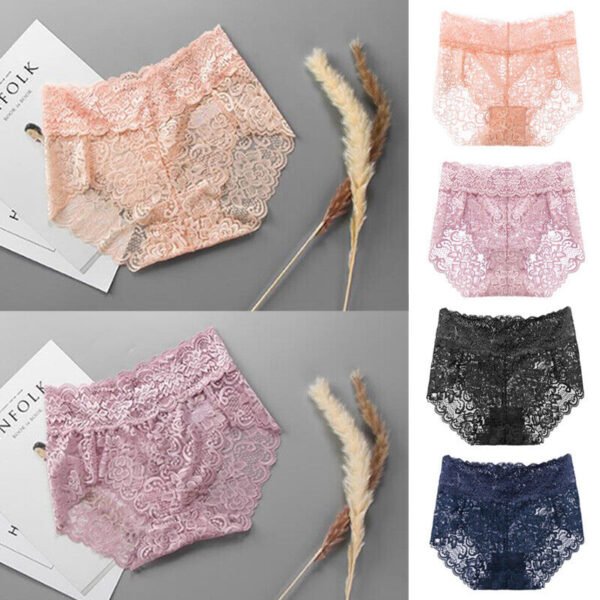 Sexy Lace High Waist Underwear Pack (of 5) - Image 3