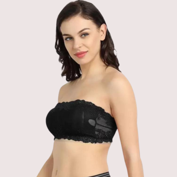 Soft and Stretchable Wirefree Tube Top Bra for Comfort - Image 4