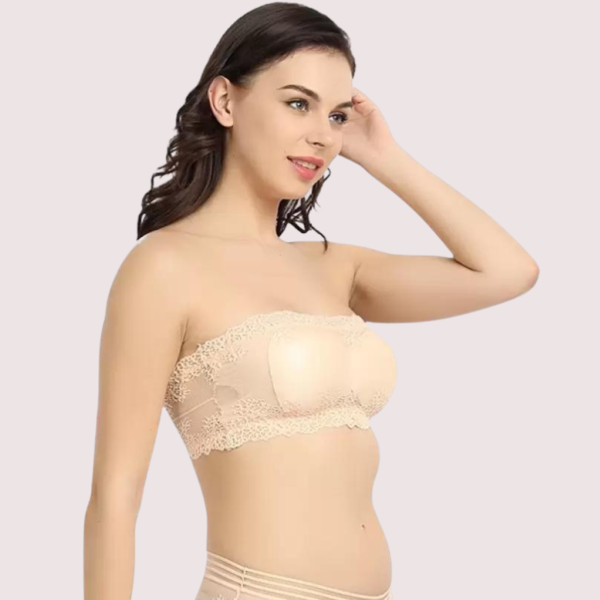 Wirefree and Stretchable Tube Bra for Ultimate Comfort - Image 3