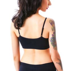 Sporty Spaghetti Strap Sports Bra Matching Boyshort - Image 4