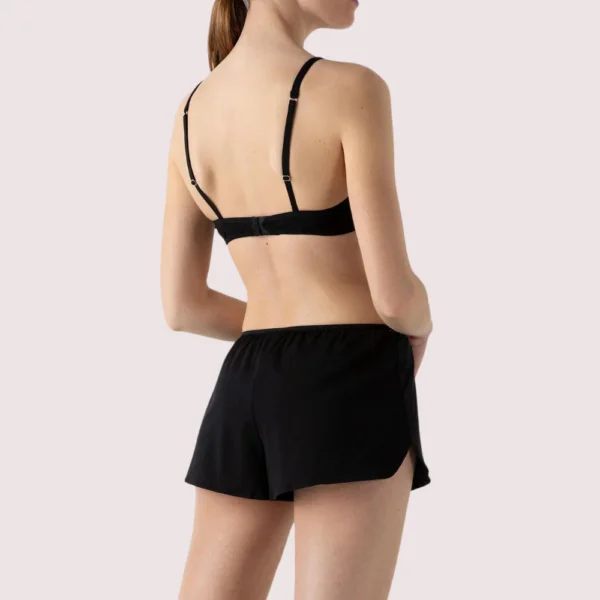 Black 100% Organic Cotton French Knickers - Image 4