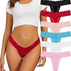 Sexy Lace Thongs for Women - Pack of 4 - Image 4