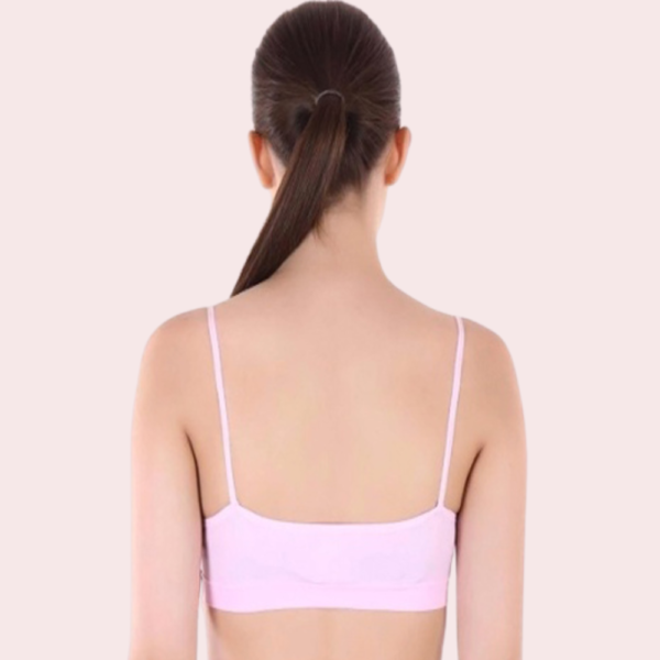 Blush Comfort Light Pink Bra - Non-Padded ( Pk-2) - Image 4