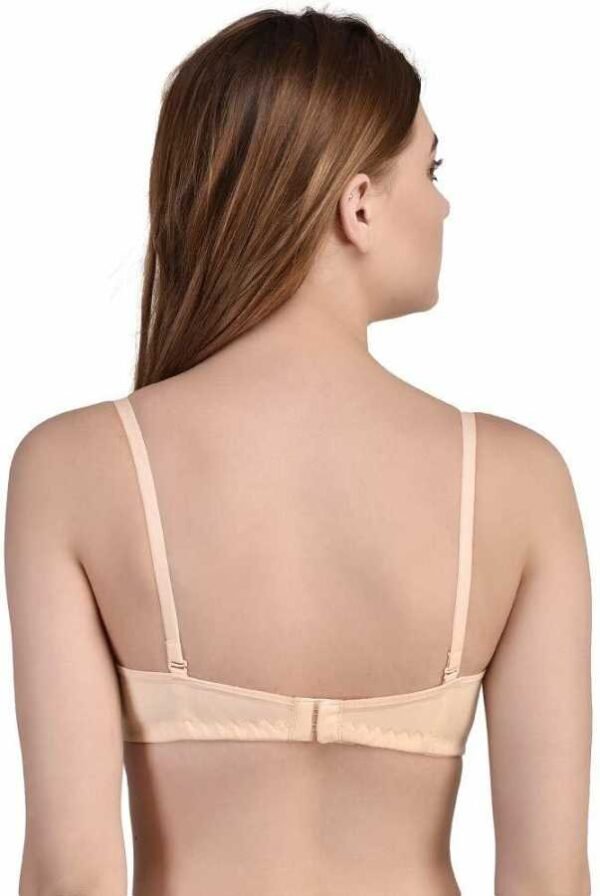 Women Beige Full Coverage Lightly Padded Bra - Image 3