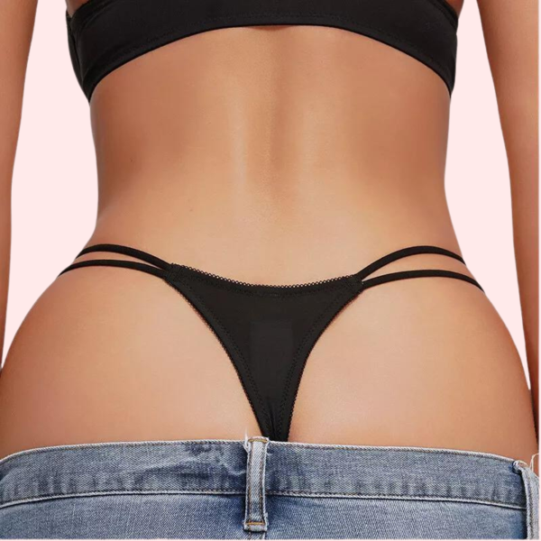 Baubelle Luxury Silk Panties Cheeky Bow Gift Box - Image 2