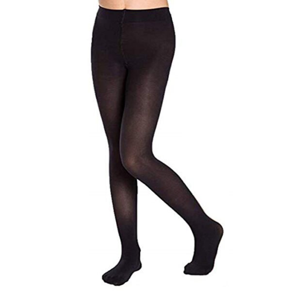 Women  black semi  pantyhose tights - Image 2