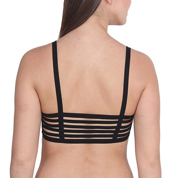 "Sexy" Pack Of 2 Sexy Back Stripe Bralette Bra - Image 3