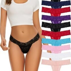 Sexy Lace Thongs for Women - Pack of 4 - Image 2