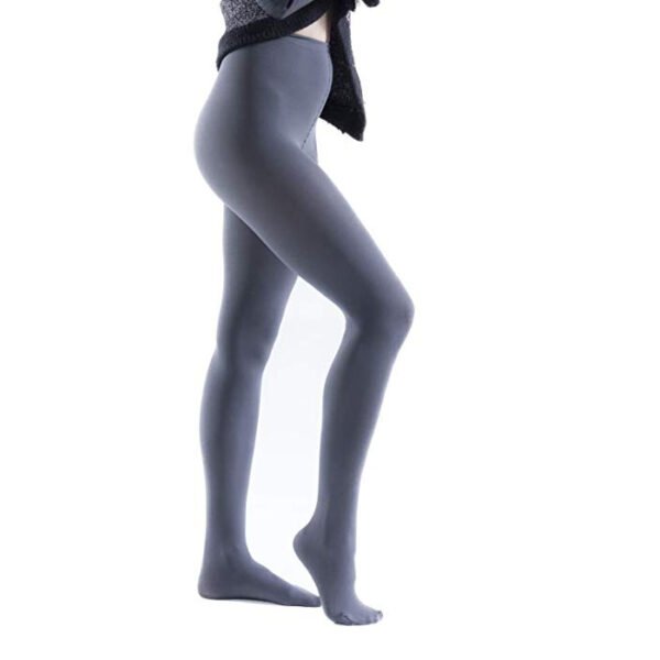 Charcoal grey women stylish everyday pantyhose - Image 2