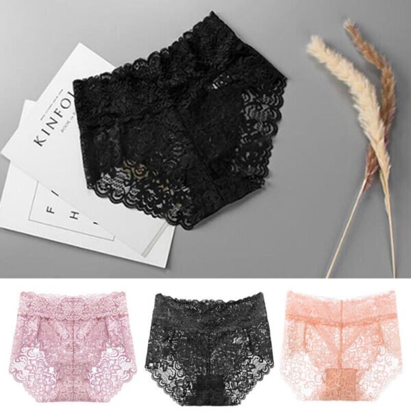 Sexy Lace High Waist Underwear Pack (of 5) - Image 5