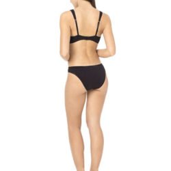 Stylish Seamless Black Push Up Bra Bikini Bottom - Image 3