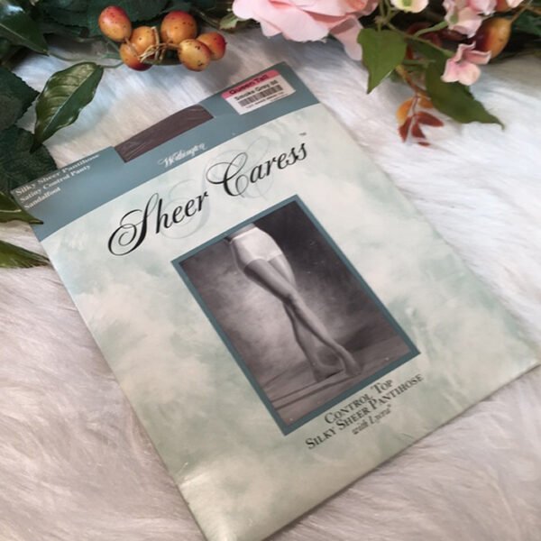 Sheer Caress Extra Support Queen Short Pantyhose - Image 2