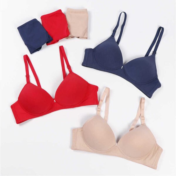 Pack of 3 Female Seamless Padded wire free Bra - Image 2